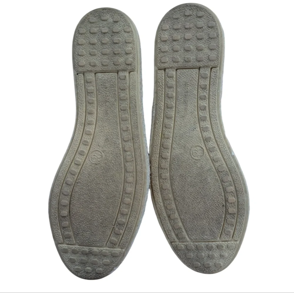 Verbena Cruz Tan D'Orsey Espadrille Flats Size 39 - Picture 5 of 11